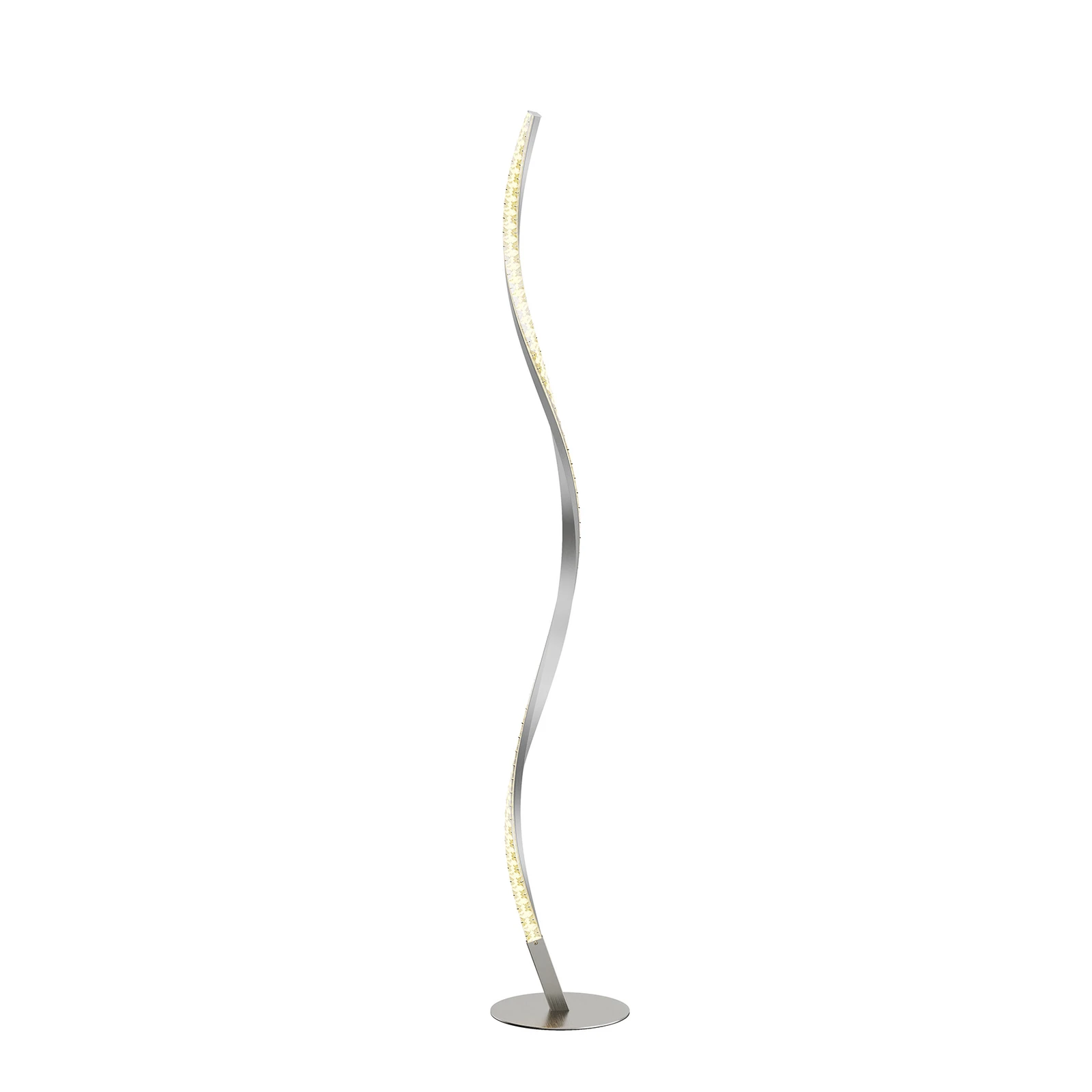 Lindby LED állólámpa Criostal, RGBW, dimmelhető, távirányítóval