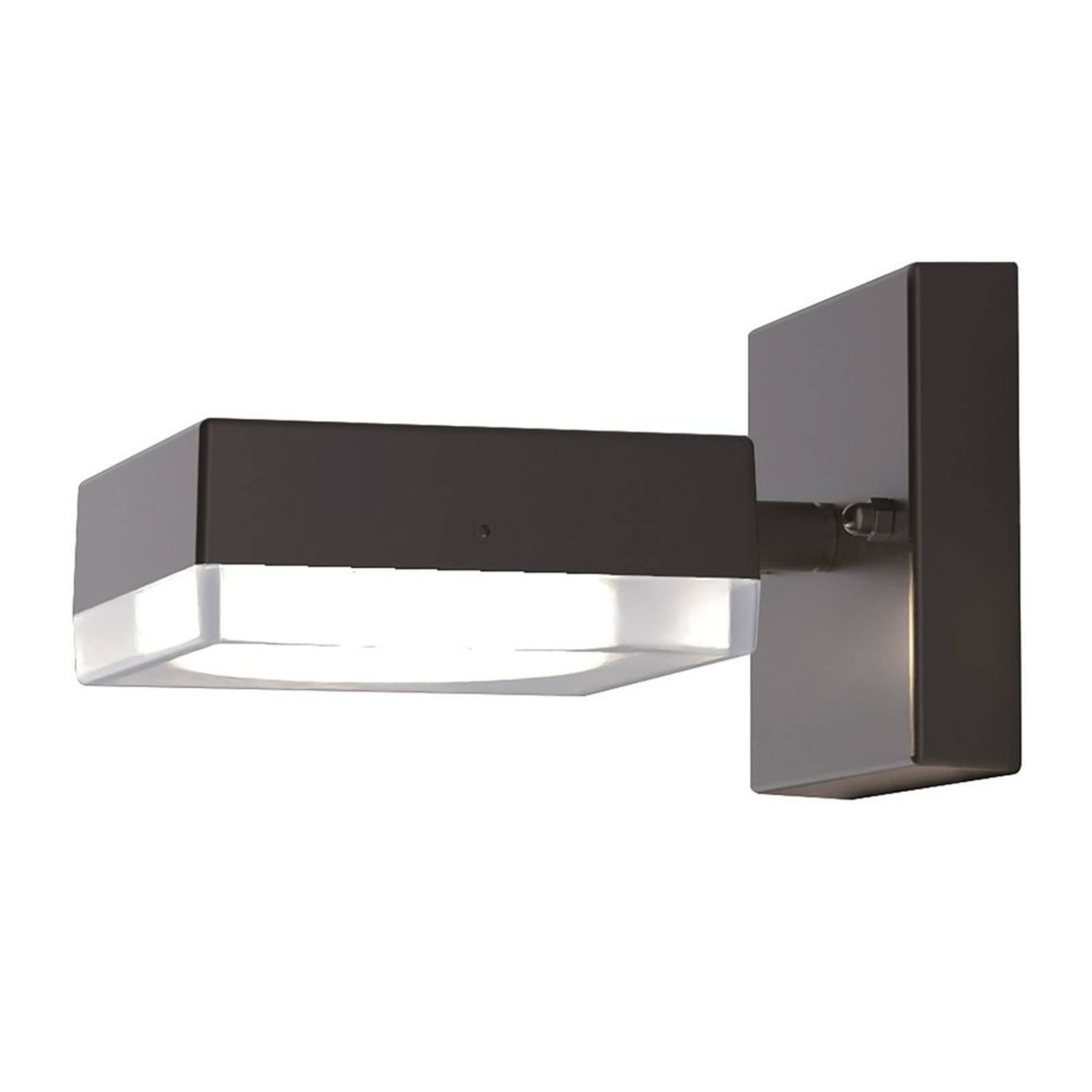 Amya Square Aplique Exterior Black - Lindby