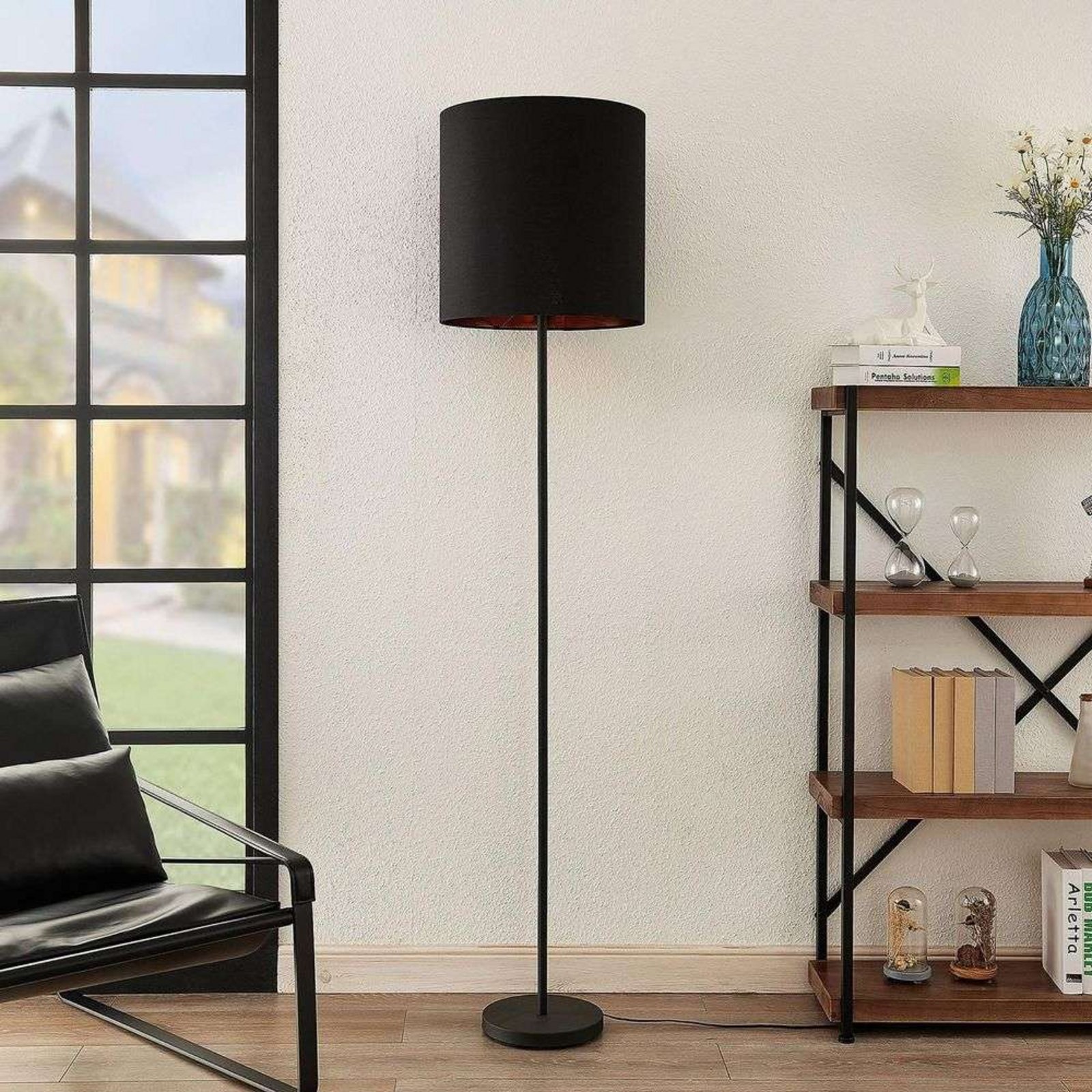 Nymar Lampadar Black/Gold - Lindby