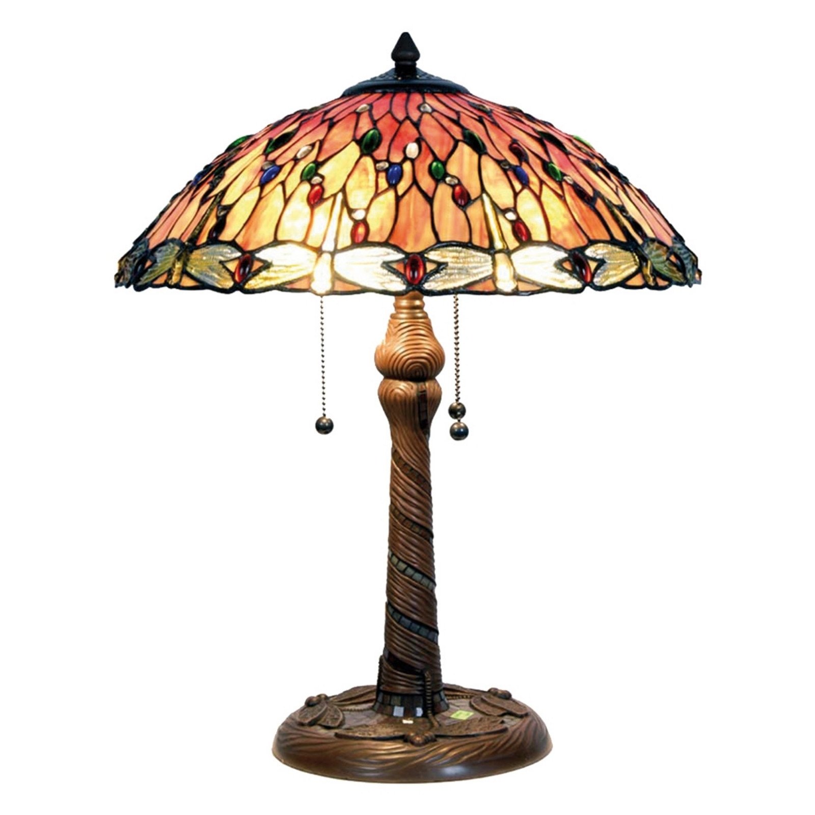 Lampă de masă fermecătoare Bella stil Tiffany