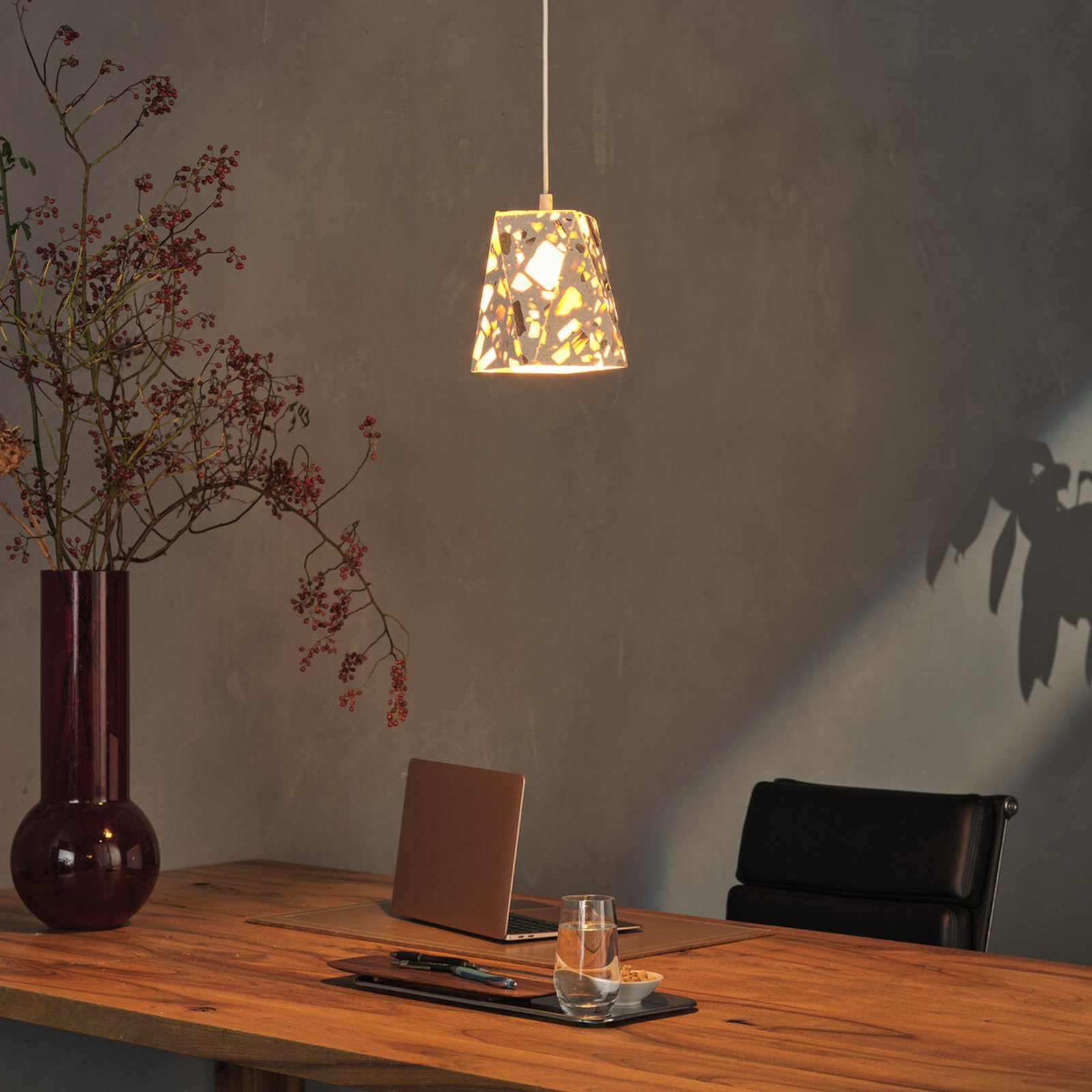 Lampada a sospensione OSRAM Decor Gleam Box, terrazzo, beige, E27