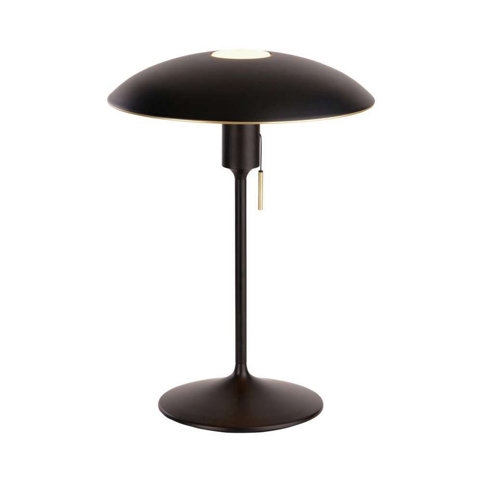 Manta Ray Table Lamp Black/Brass - UMAGE
