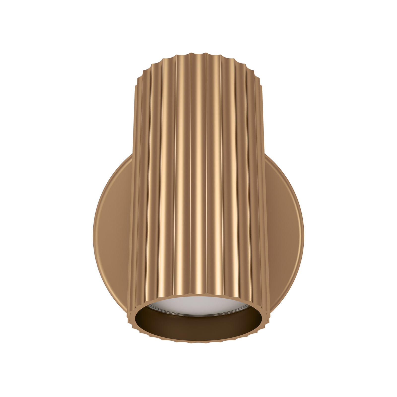 Wandstrahler Portillo, messing, Höhe 11 cm, Metall, GU10