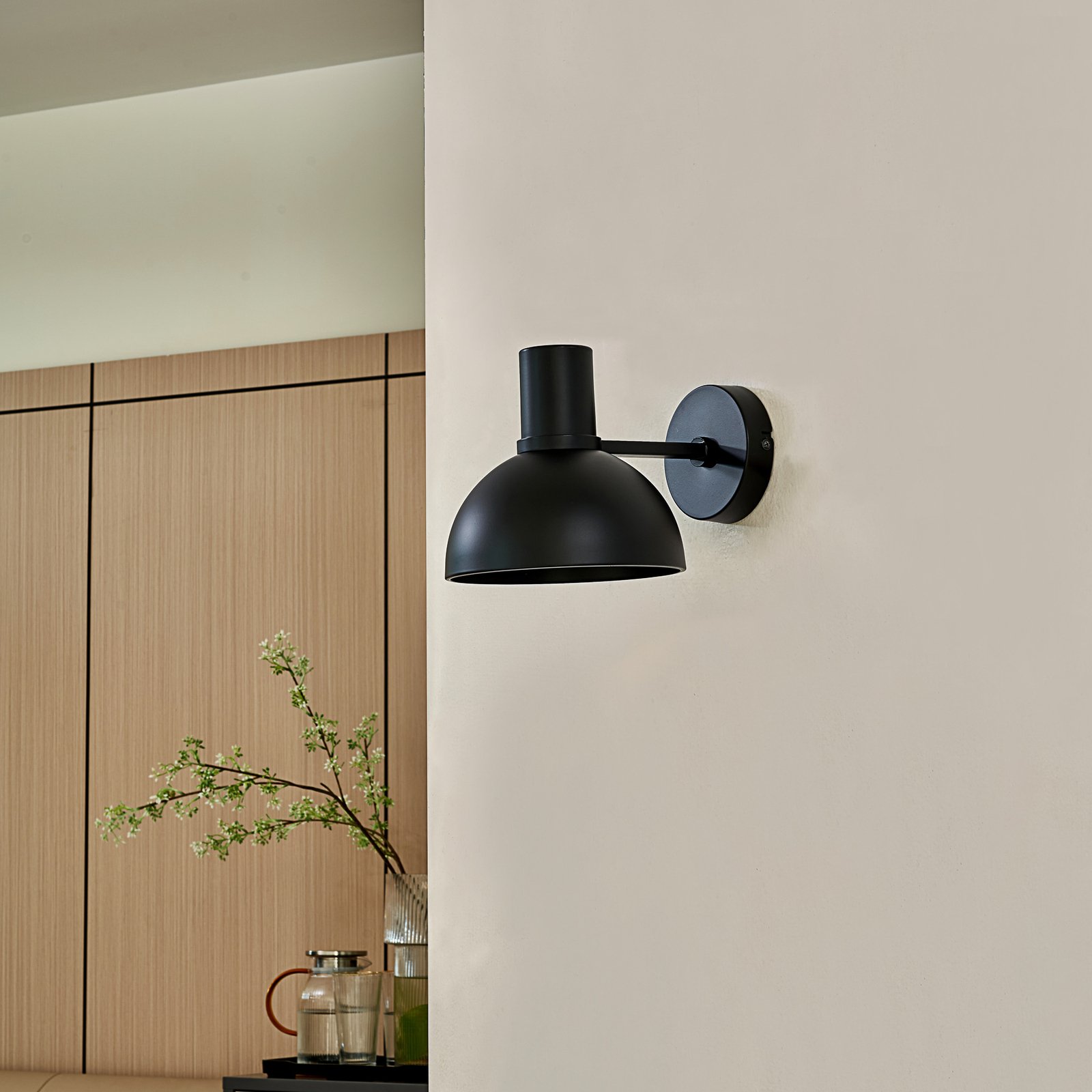Mostrid Wandleuchte Black - Lucande