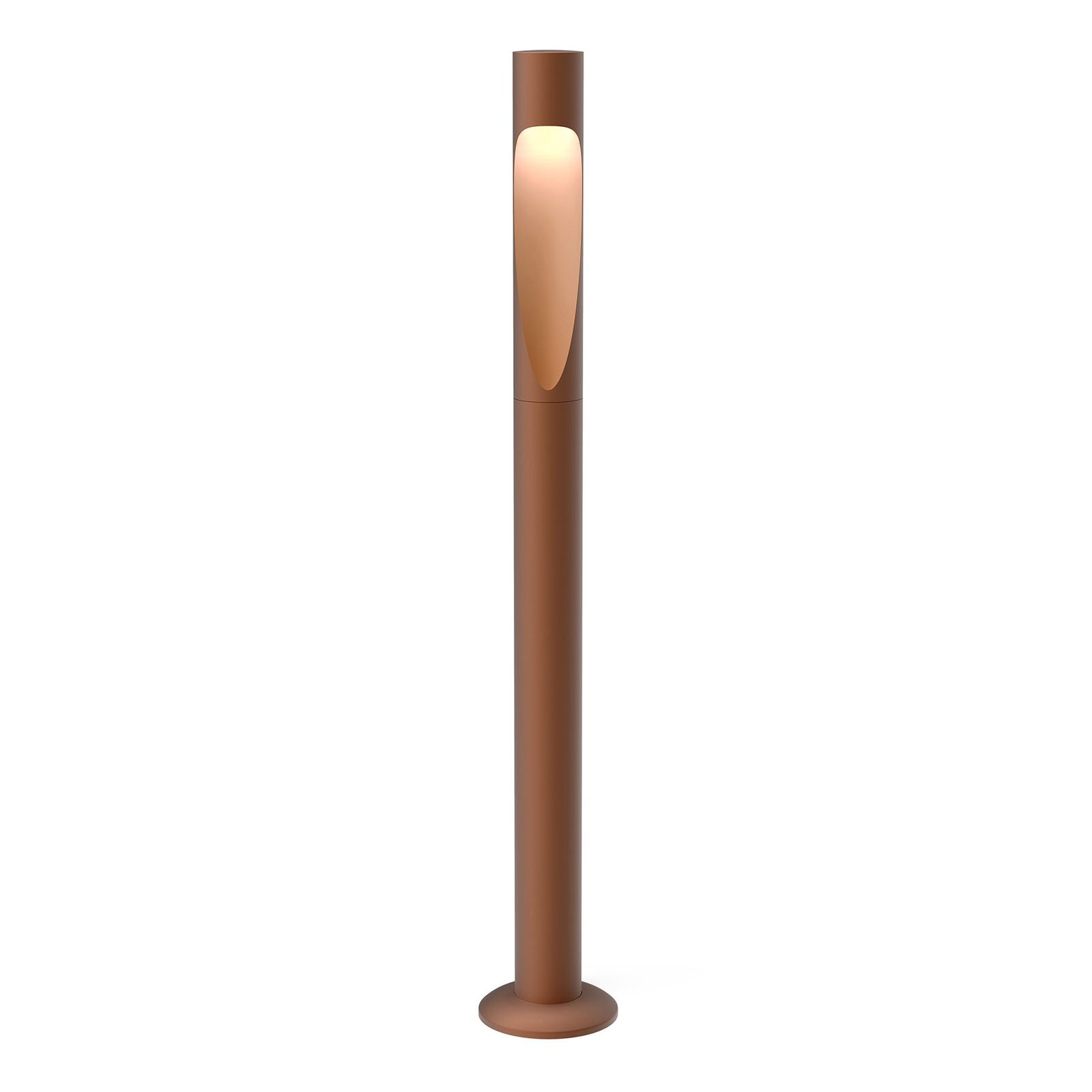 Flindt Garden Garten Leuchte Long LED 2700K mit Base Corten - Louis Poulsen