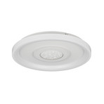 Plafoniera LED Nexalo, bianca, in metallo, CCT, telecomando