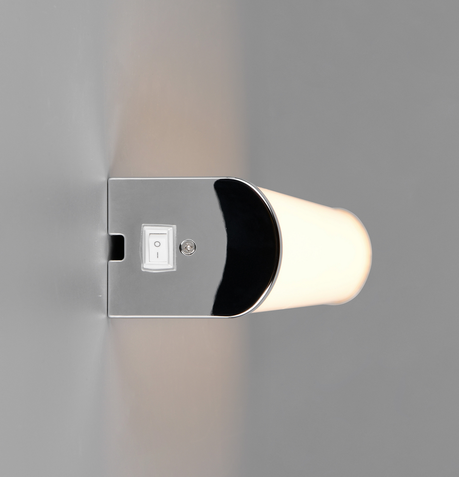 LED-seinavalgusti Giacomo, laius 41 cm, kroom, metall, IP44 LED-seinavalgusti Giacomo, laius 41 cm, kroom, metall, IP44