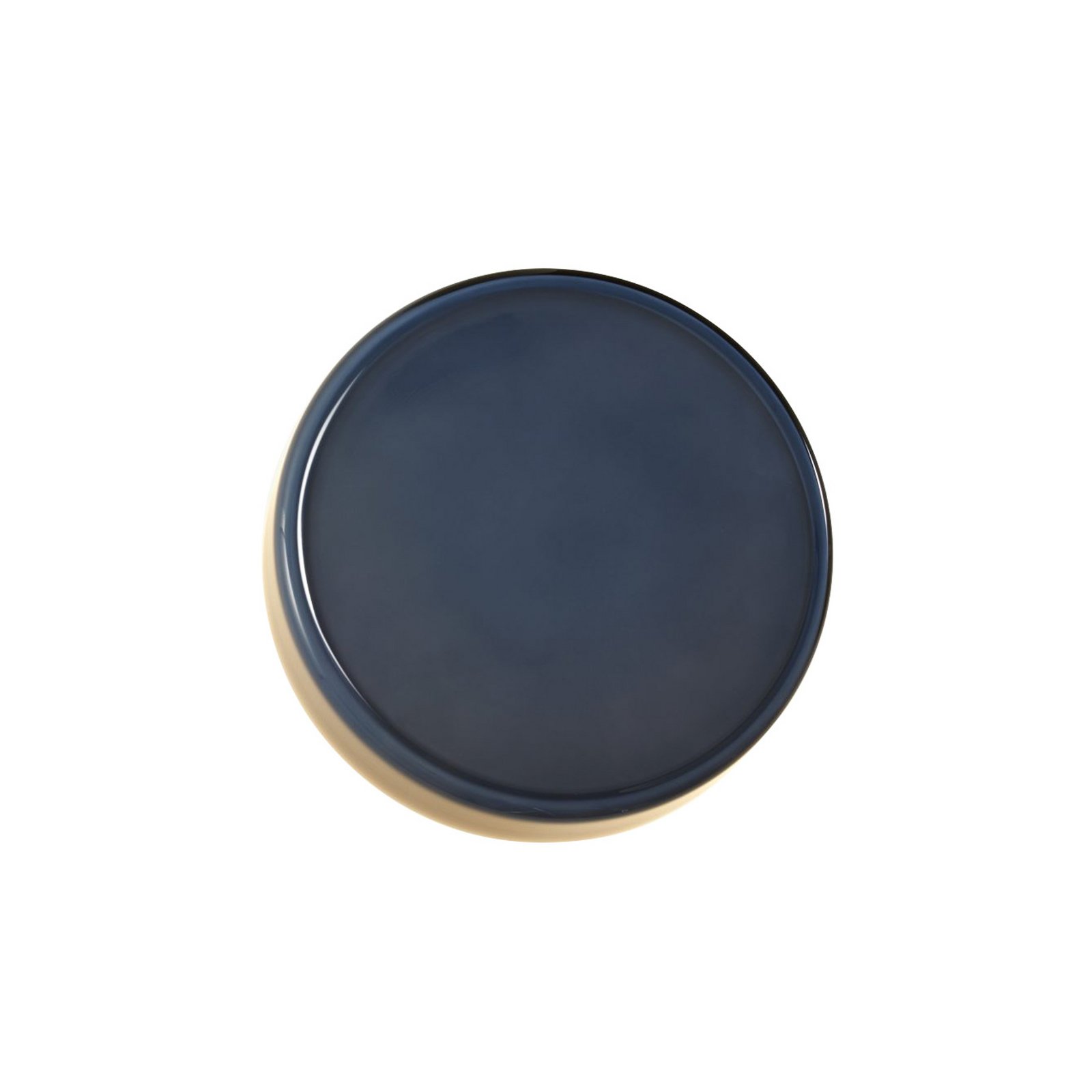 MARSET LED-vegglampe Caramel, blå, Ø 38 cm, TRIAC, glass