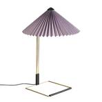 HAY Matin 380 LED-es pliszírozott asztali lámpa, lila