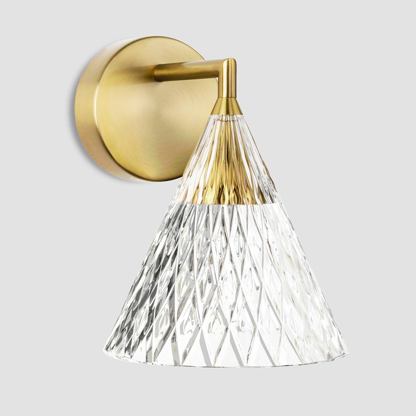 LEDS-C4 Veneto LED-Wandleuchte, 2.700 K, messing