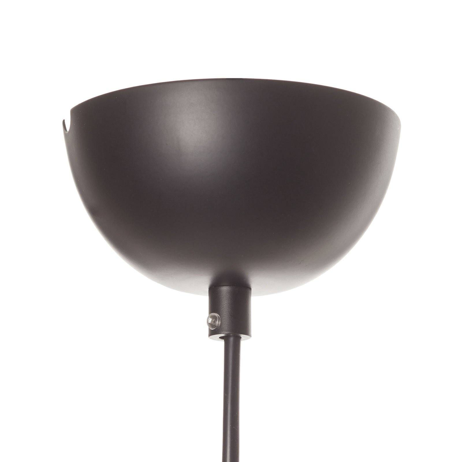 Dark grey hanging light Dokka, made of steel