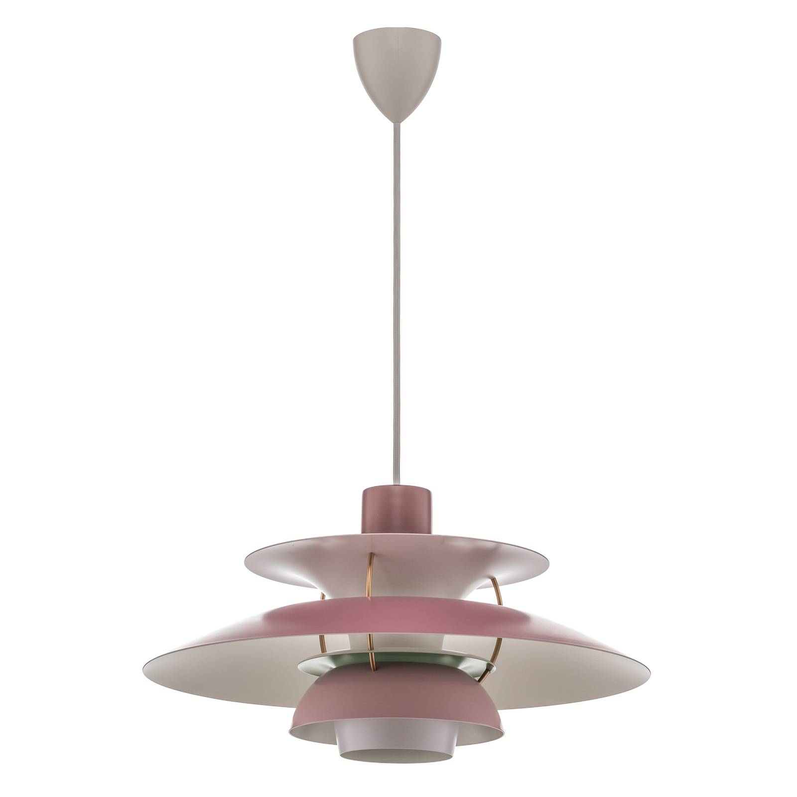 Louis Poulsen PH 5 Designer Pendant Light - Living / Dining Room - Hanging Light - dimmable - Pink