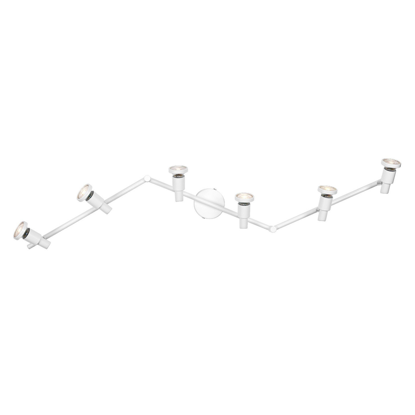 OSRAM Deckenstrahler, weiß, 6-flg., Metall, GU10-LED 927 dim