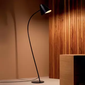 Holz LED-Stehlampe, PURE Fernbedienung, Lines
