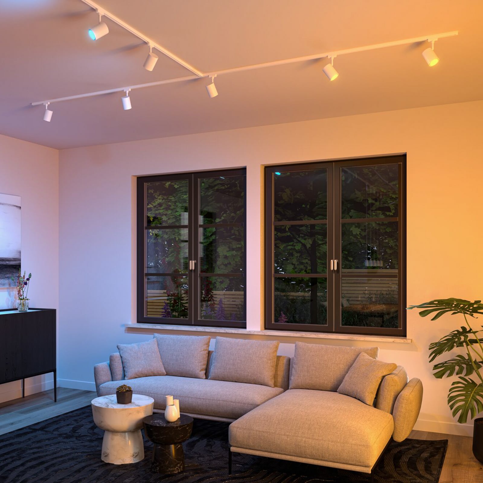 Paulmann URail LED-Spot Luxe, ZigBee, signalinis baltas, GU10