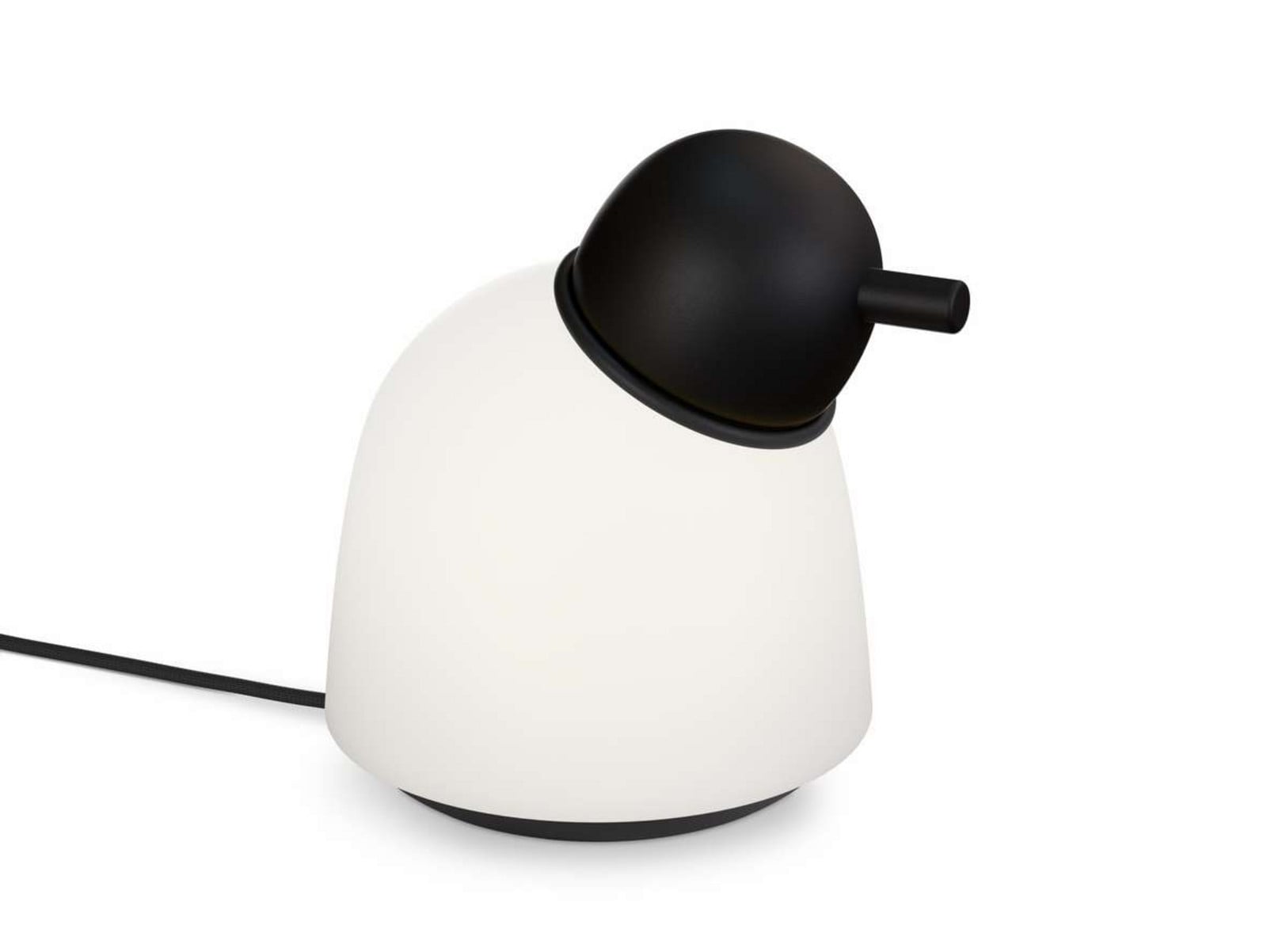 Bird Bordlampe H21,5 Black/Opal Belid - Stue - Metal billede
