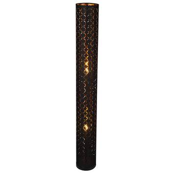 Harald floor lamp in an Oriental design, black