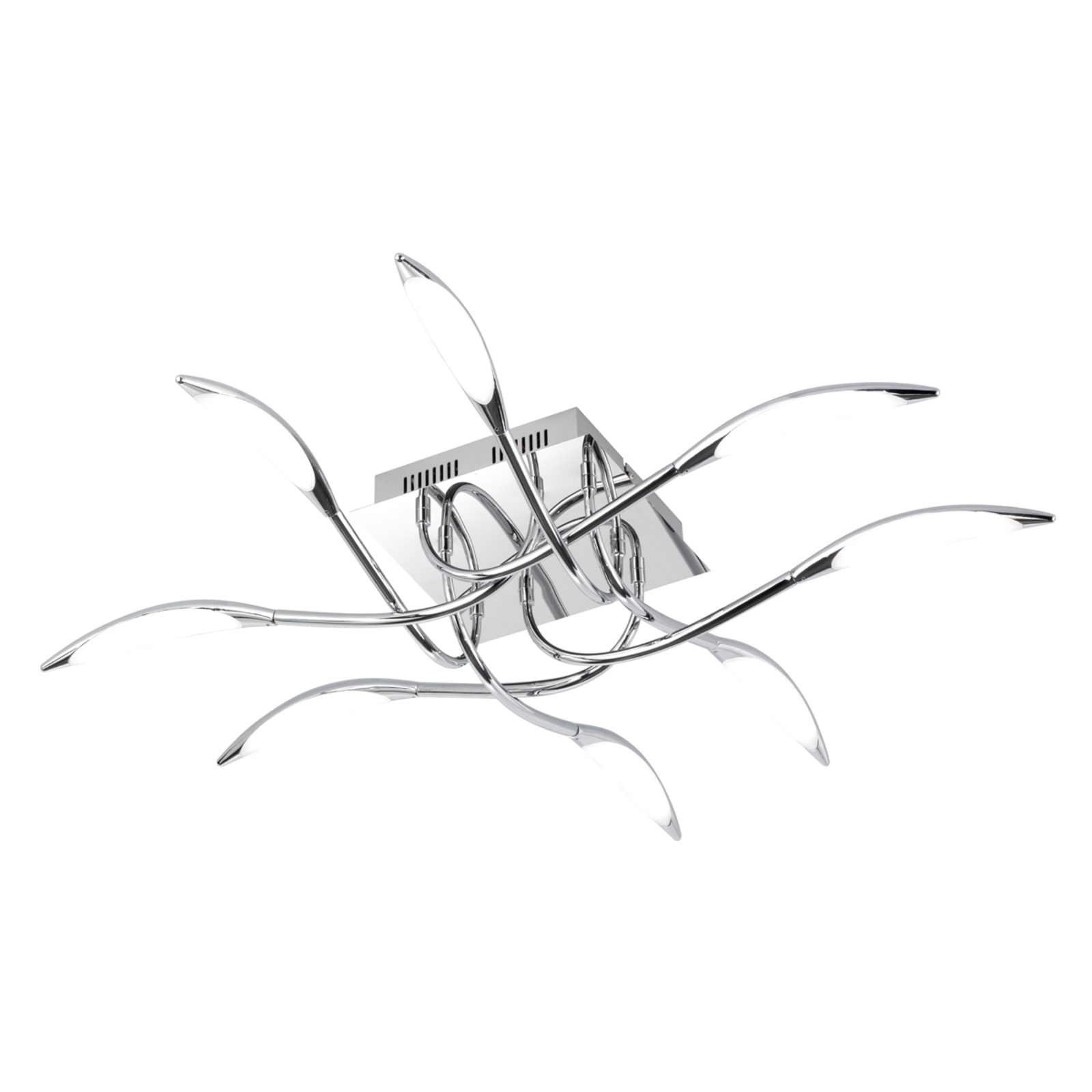 LED-Deckenlampe Hampton, dimmbar, chrom, 8-flammig kaufen | Lampenwelt.de