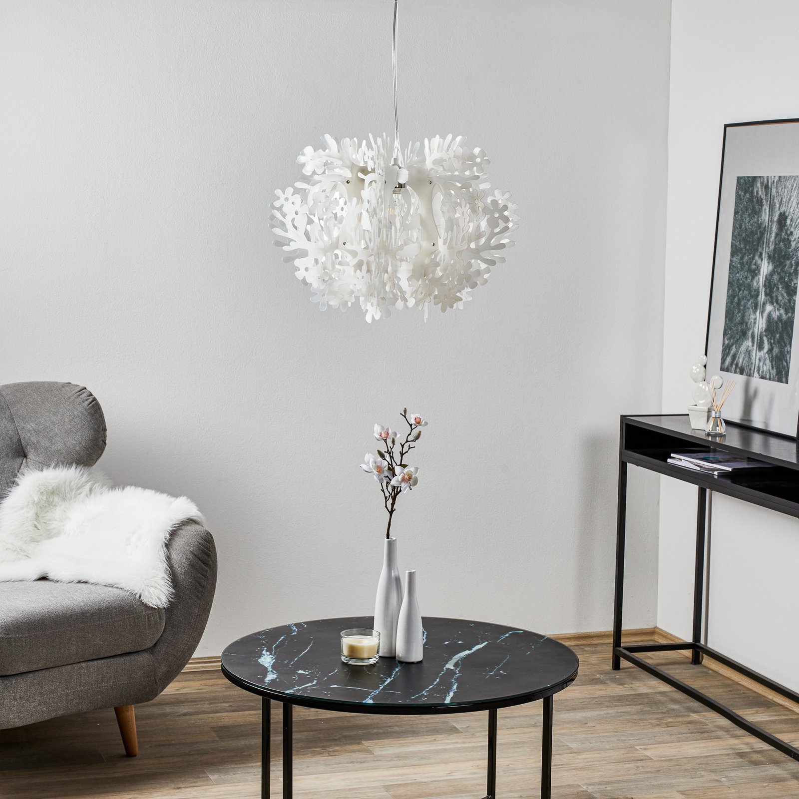 Fiorella Pendelleuchte Mini Weiß - SLAMP