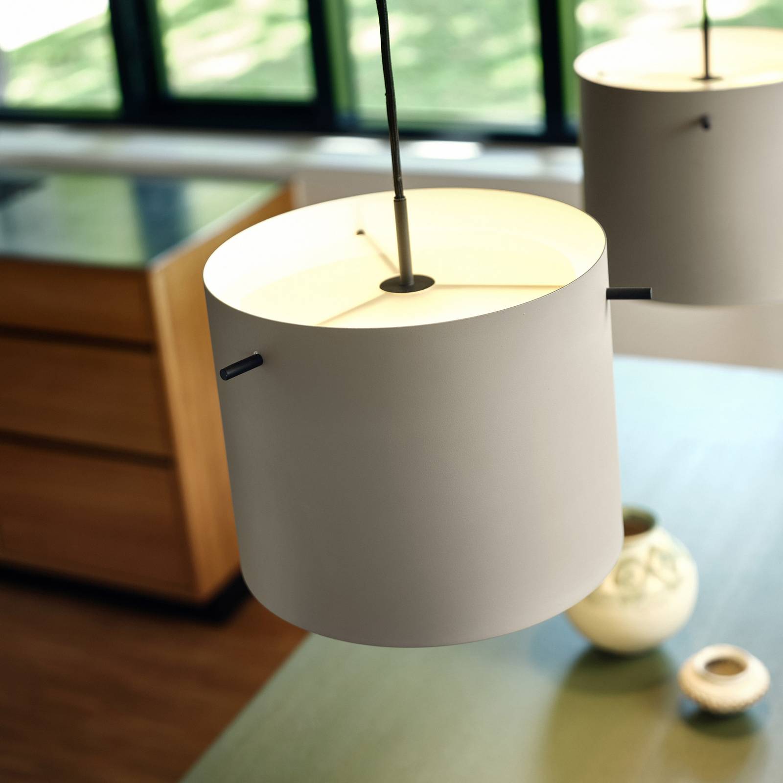 FRANDSEN FM1954 lampa wisząca Ø 28 cm szara