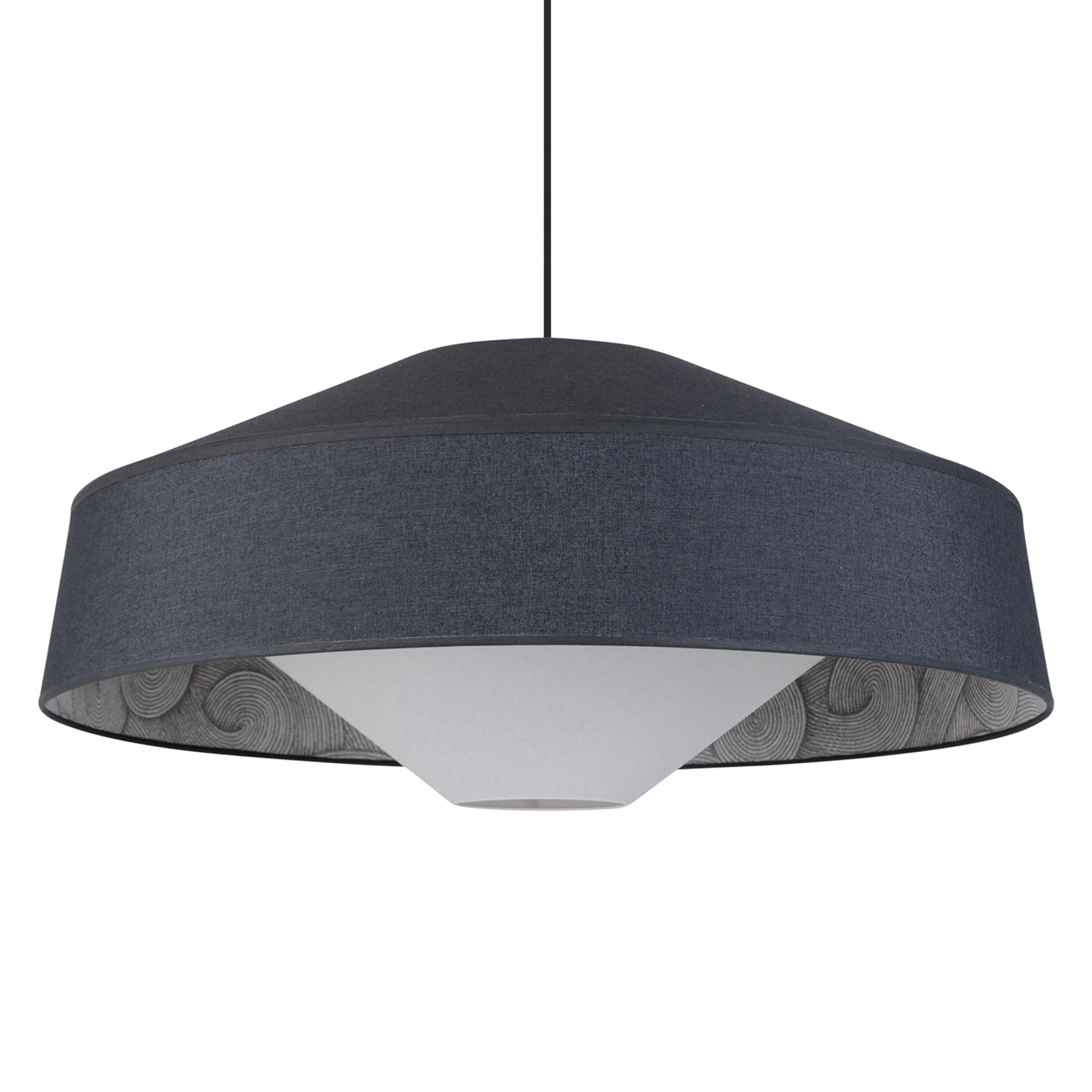 MARKET SET Mokuzaï pendant light with fabric shade