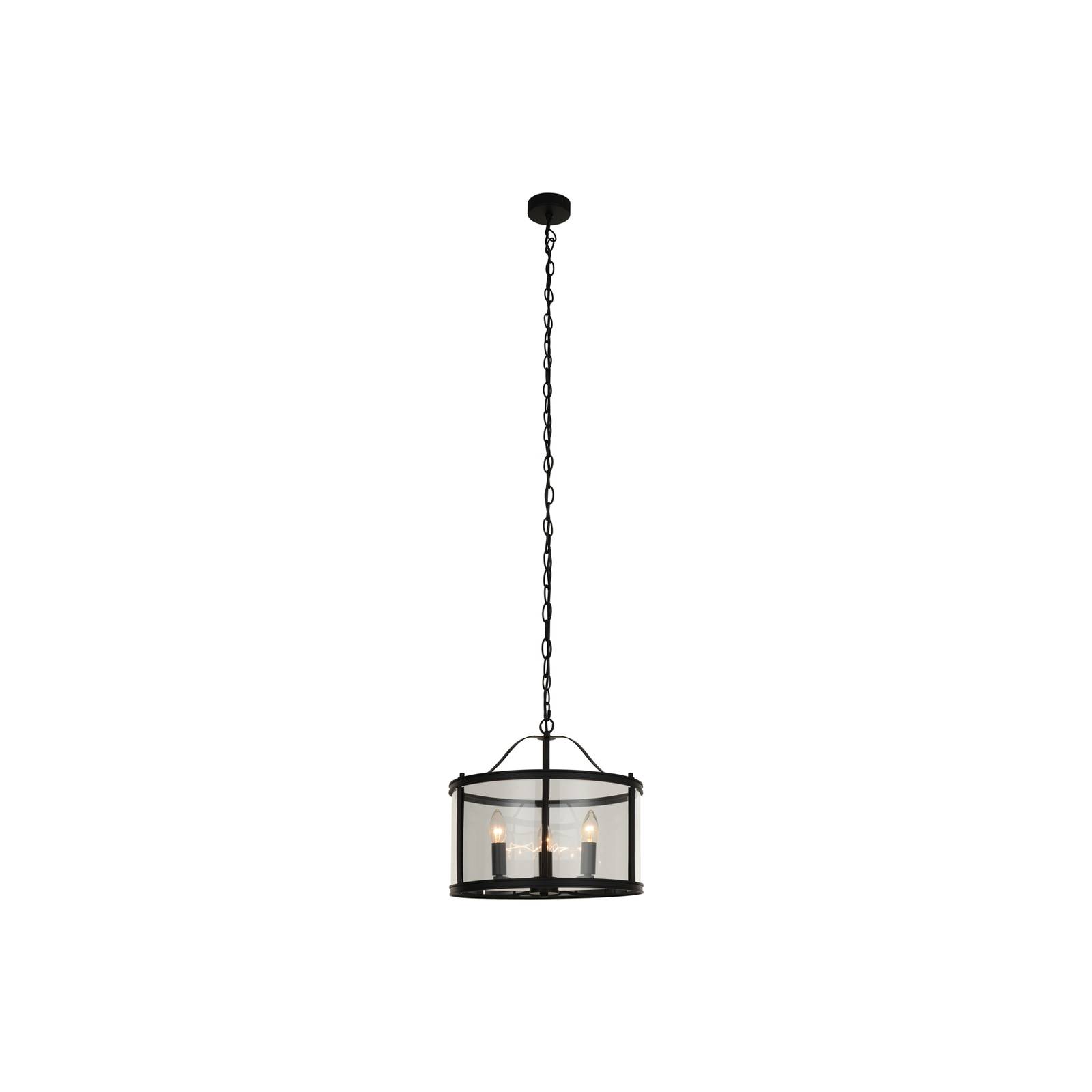 Lucande Eryk hänglampa glas 3 lampor 40 cm