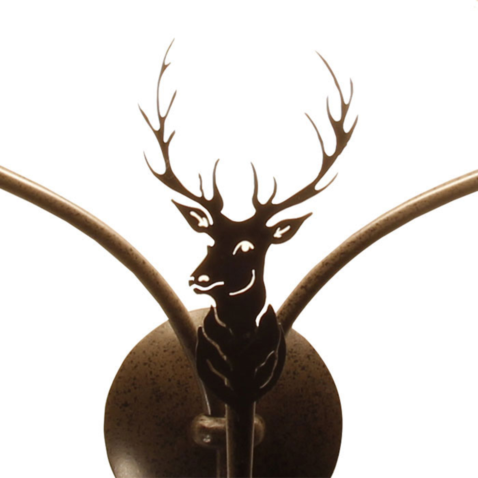 Menzel TH7362 Stenska svetilka z dvema lučema, motiv jelena