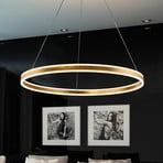 Helia LED piekaramais gaismeklis, zelta krāsā, Ø 100 cm, metāls