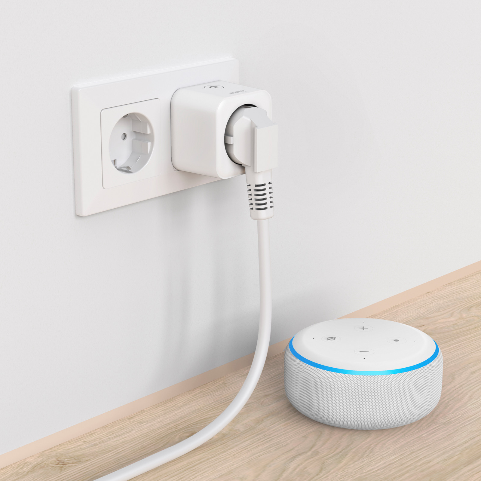 Hama priză WLAN Smart compatibilă cu Matter albă 3680 W - Plastic