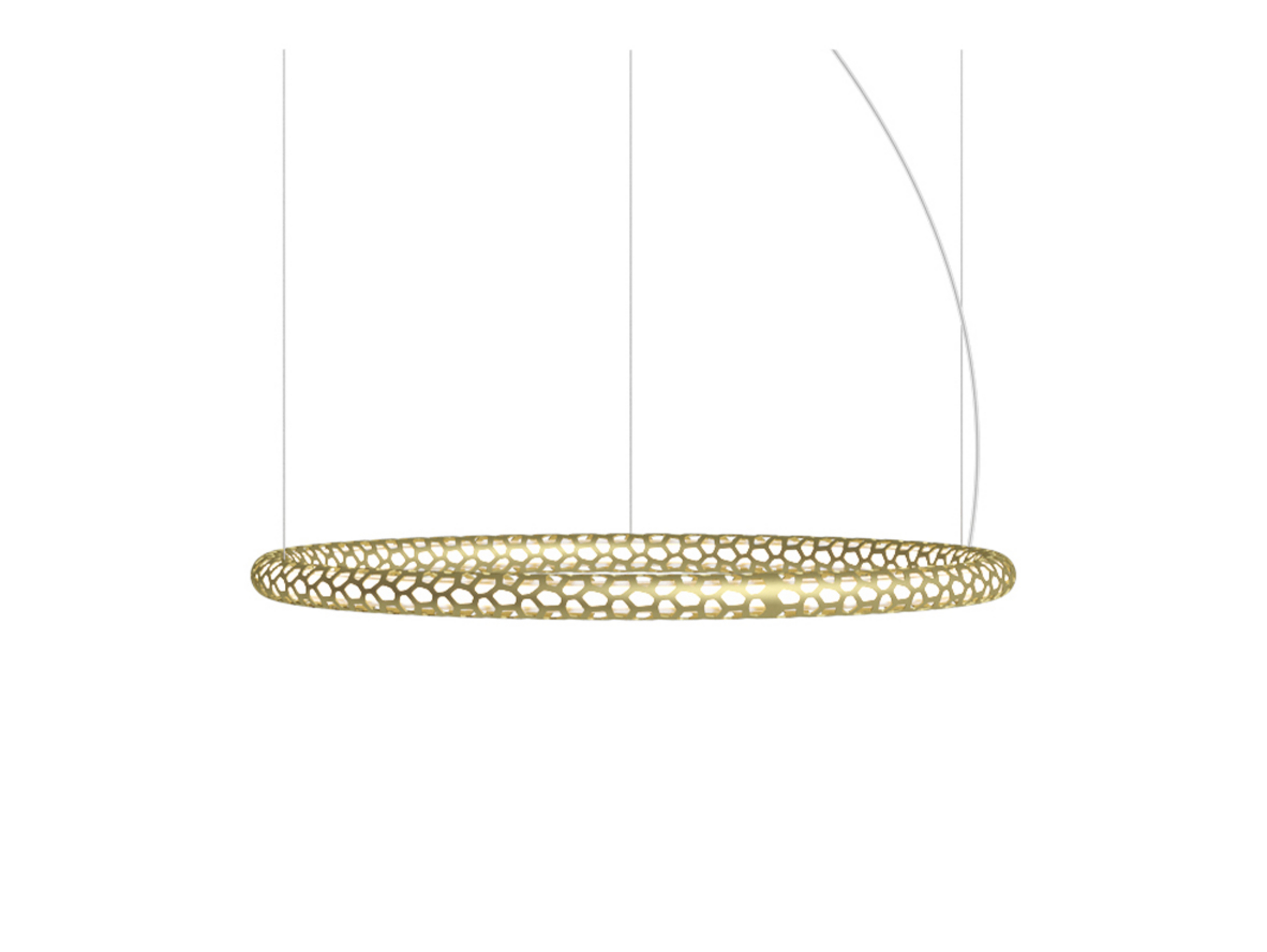 Squiggle H1 Pendelleuchte 2700K Gold - Rotaliana