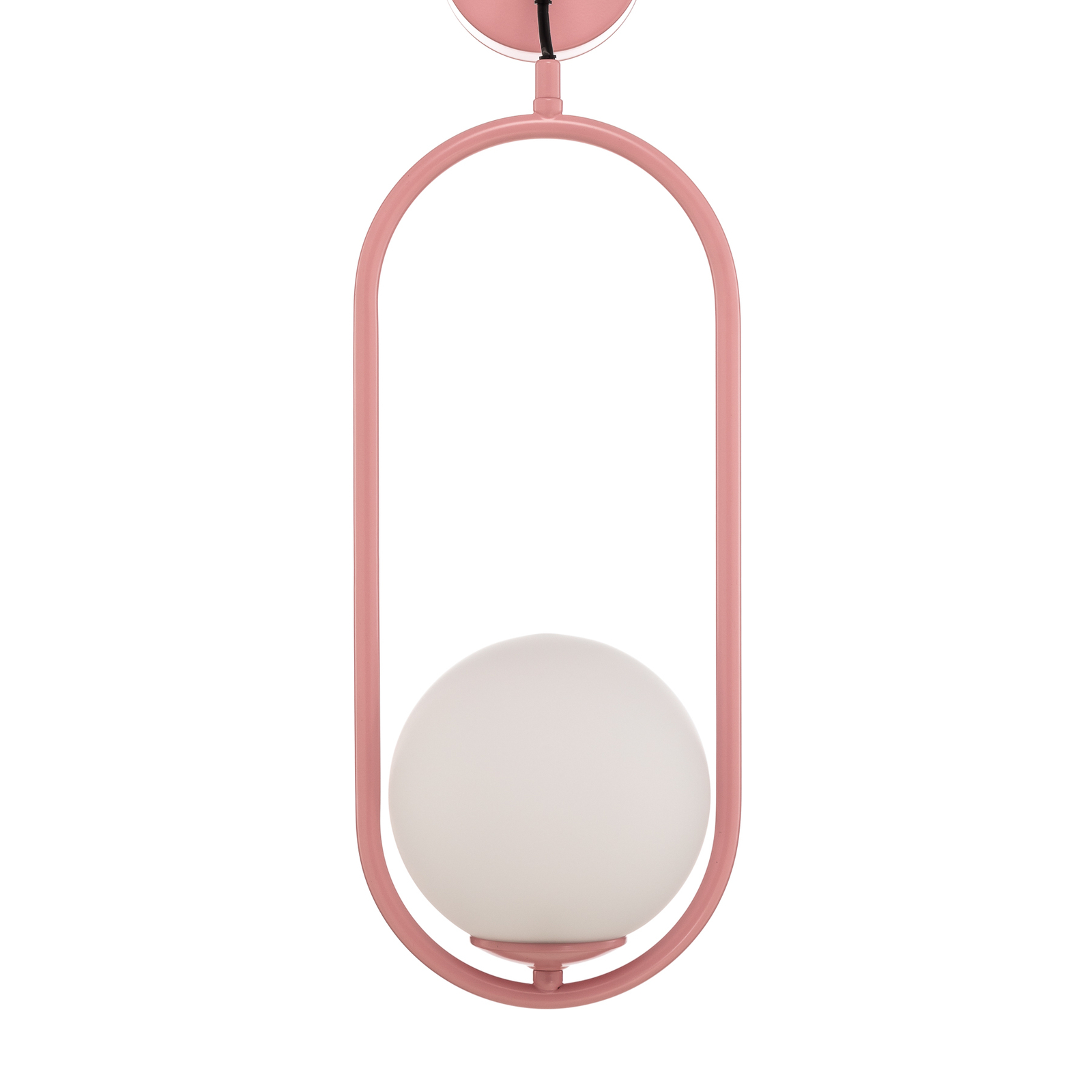 Samba wall light, 1-bulb, pink/white