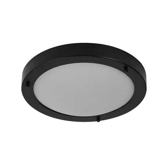 Lampenwelt LEDVANCE Bathroom Classic Round Decke 31cm schwarz