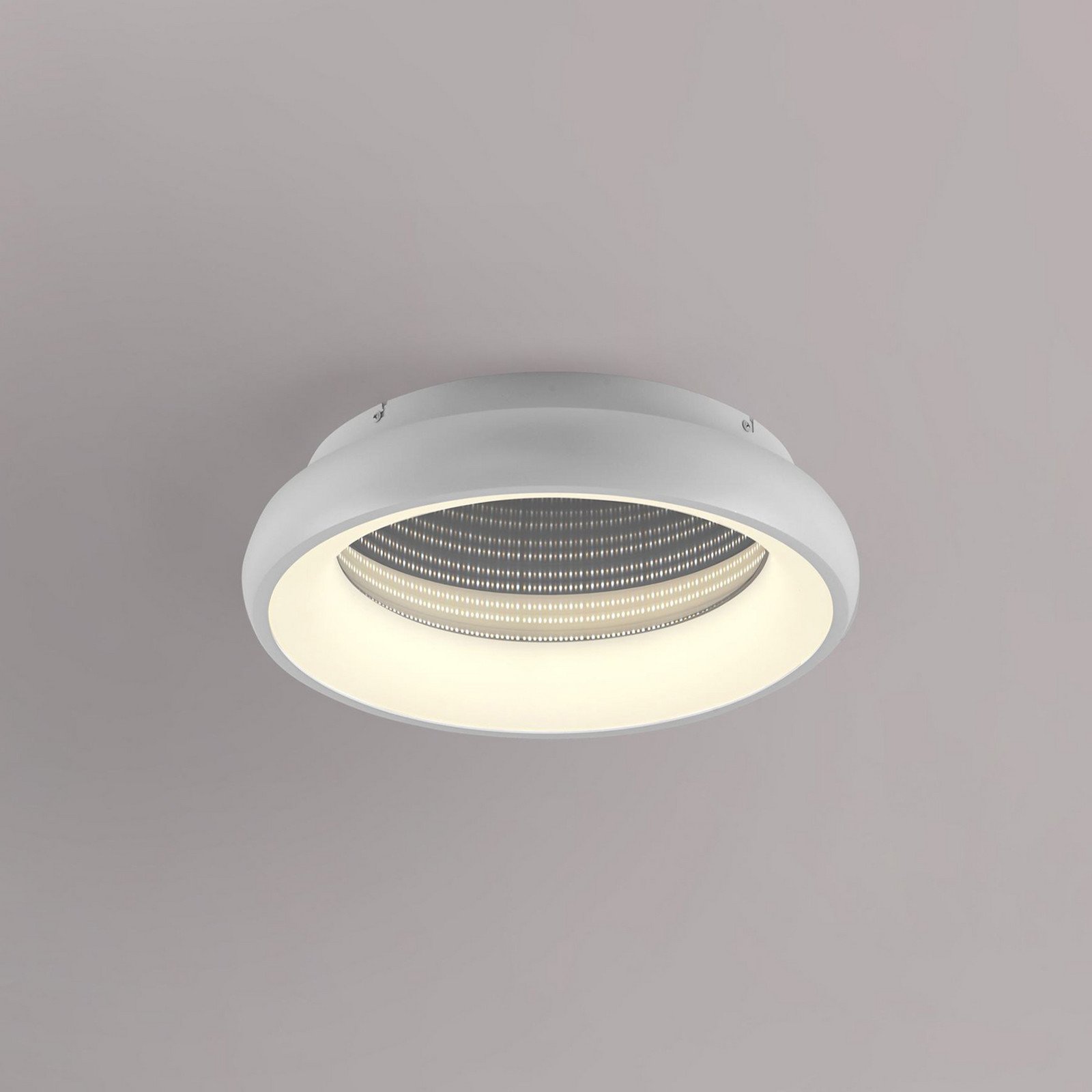 JUST LIGHT. Speccio LED plafonieră CCT telecomandă - Bucătărie - alb - Metal
