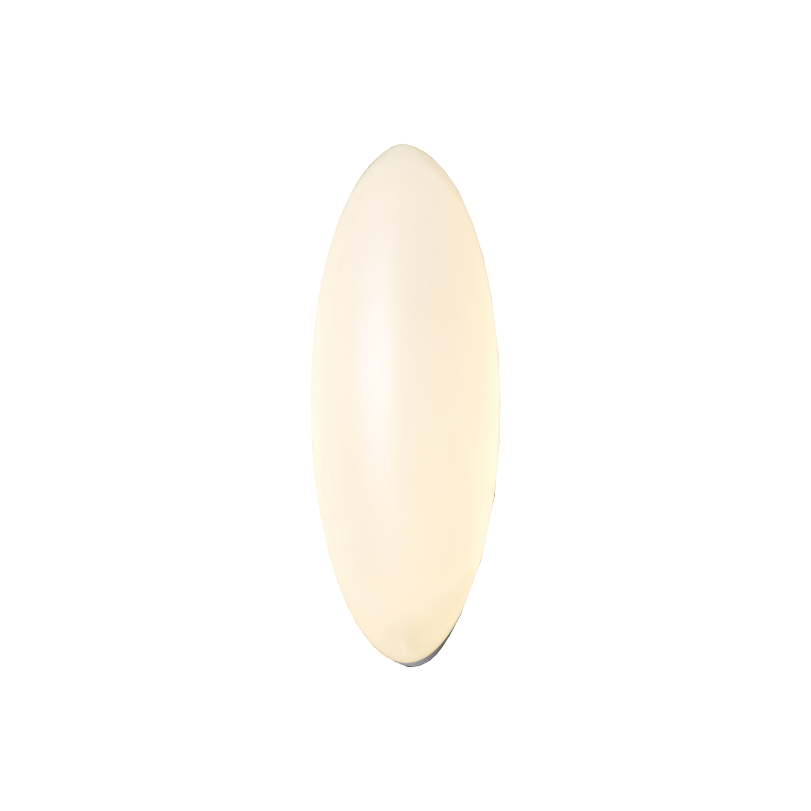 Lucande LED wandlamp Leihlo, wit, kunststof, 8 cm hoog