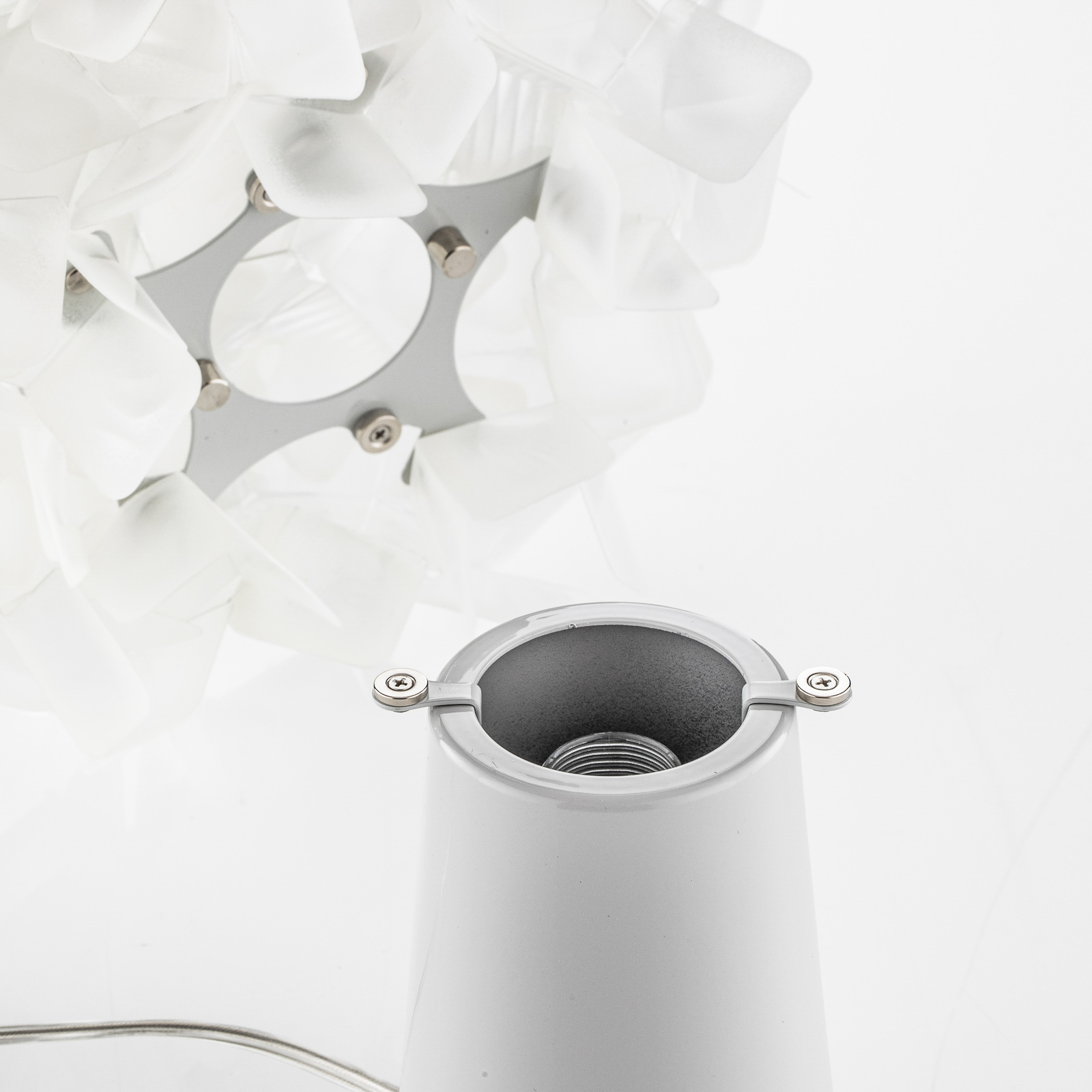Slamp Clizia - lámpara de mesa de diseño, opalino