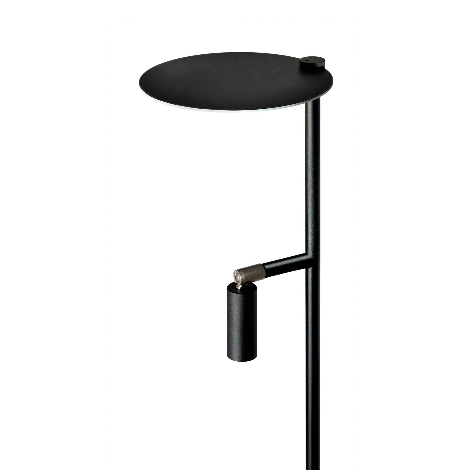 LED asztali lámpa Kelly, spot fekete/nikkel