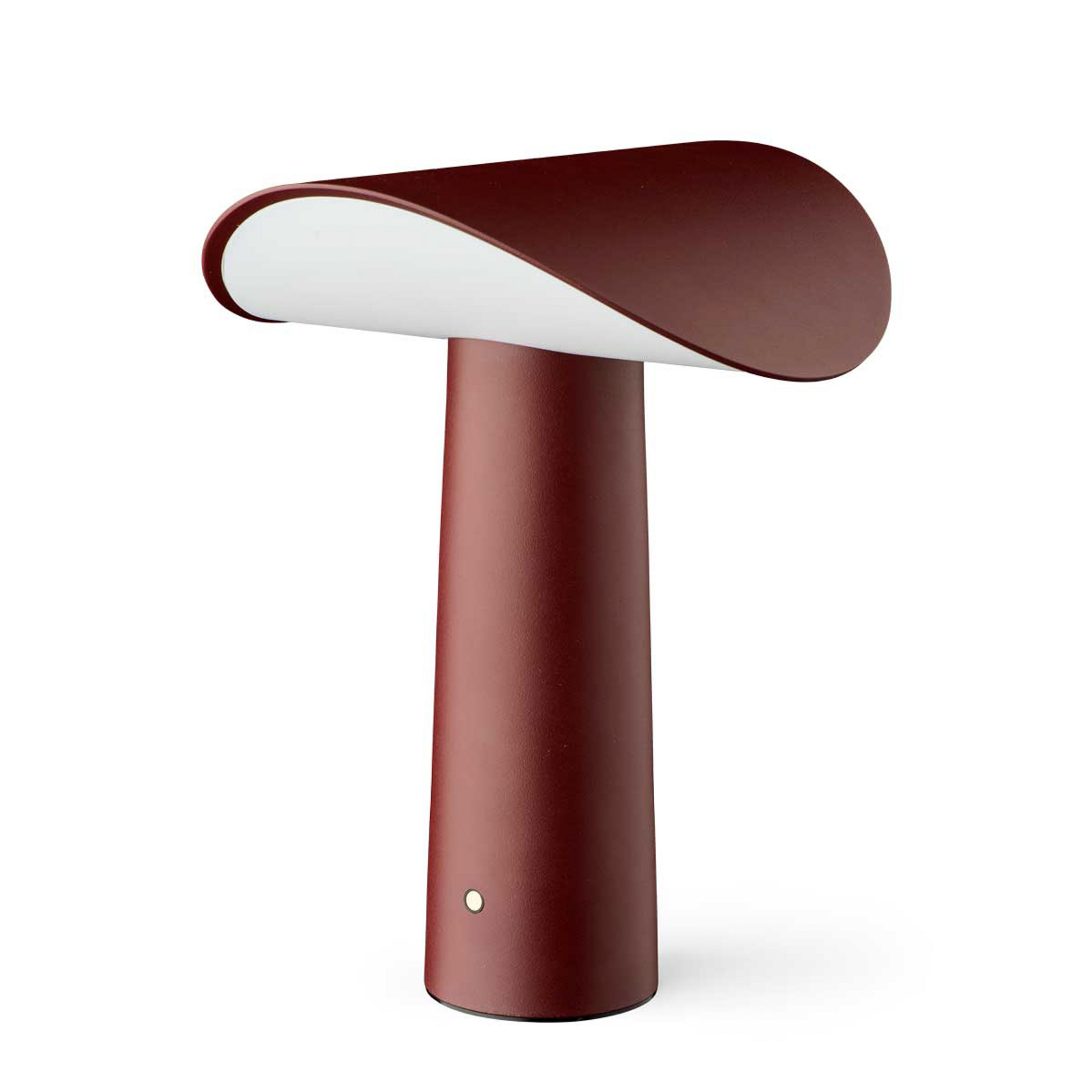 Lium LED rechargeable table lamp, burgundy red, 2,700 K - GEJST