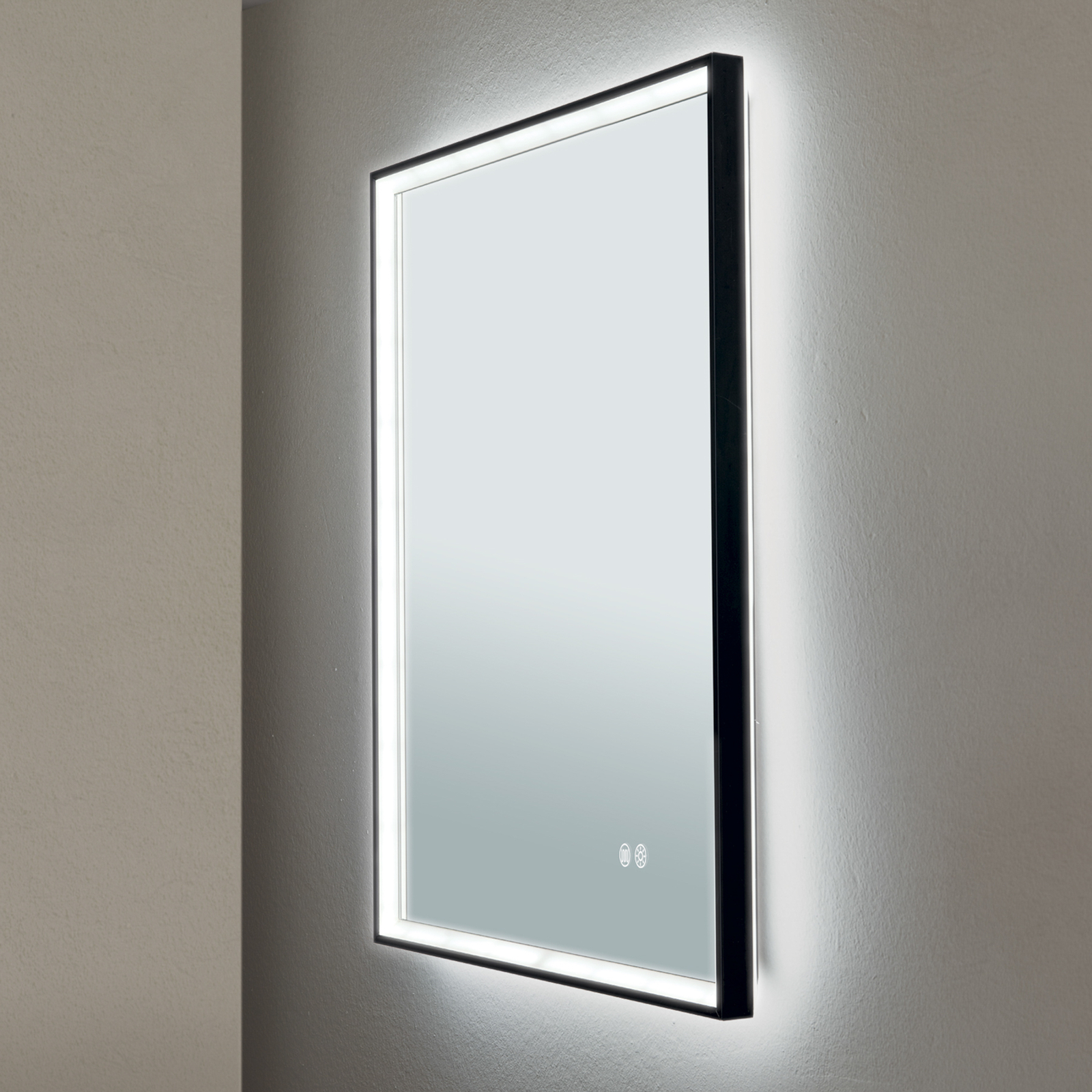 Miroir LED Frame, 45 x 60 cm, CCT, antibuée, intensité variable