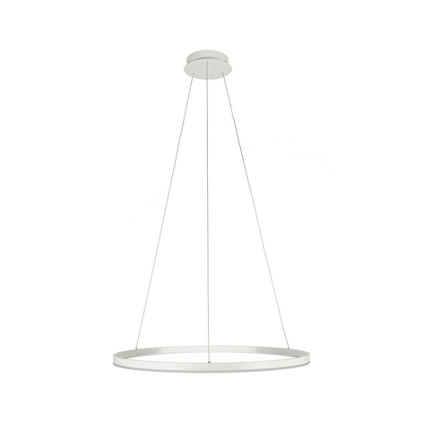 Arcchio Albiona LED-Hängeleuchte, 1 Ring, weiß