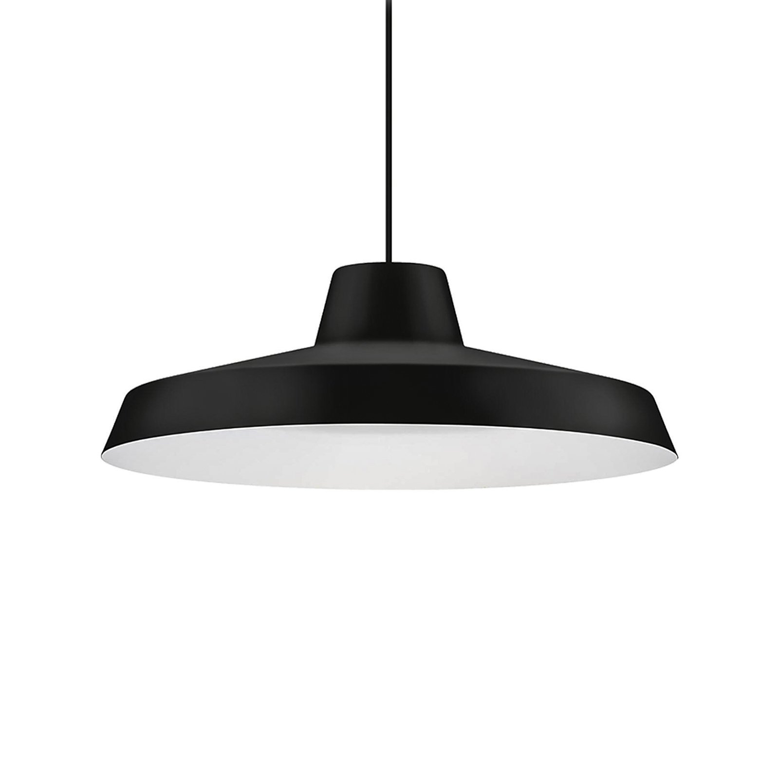 Lampă suspendată LED Miguel, negru, aluminiu, 2.700 K