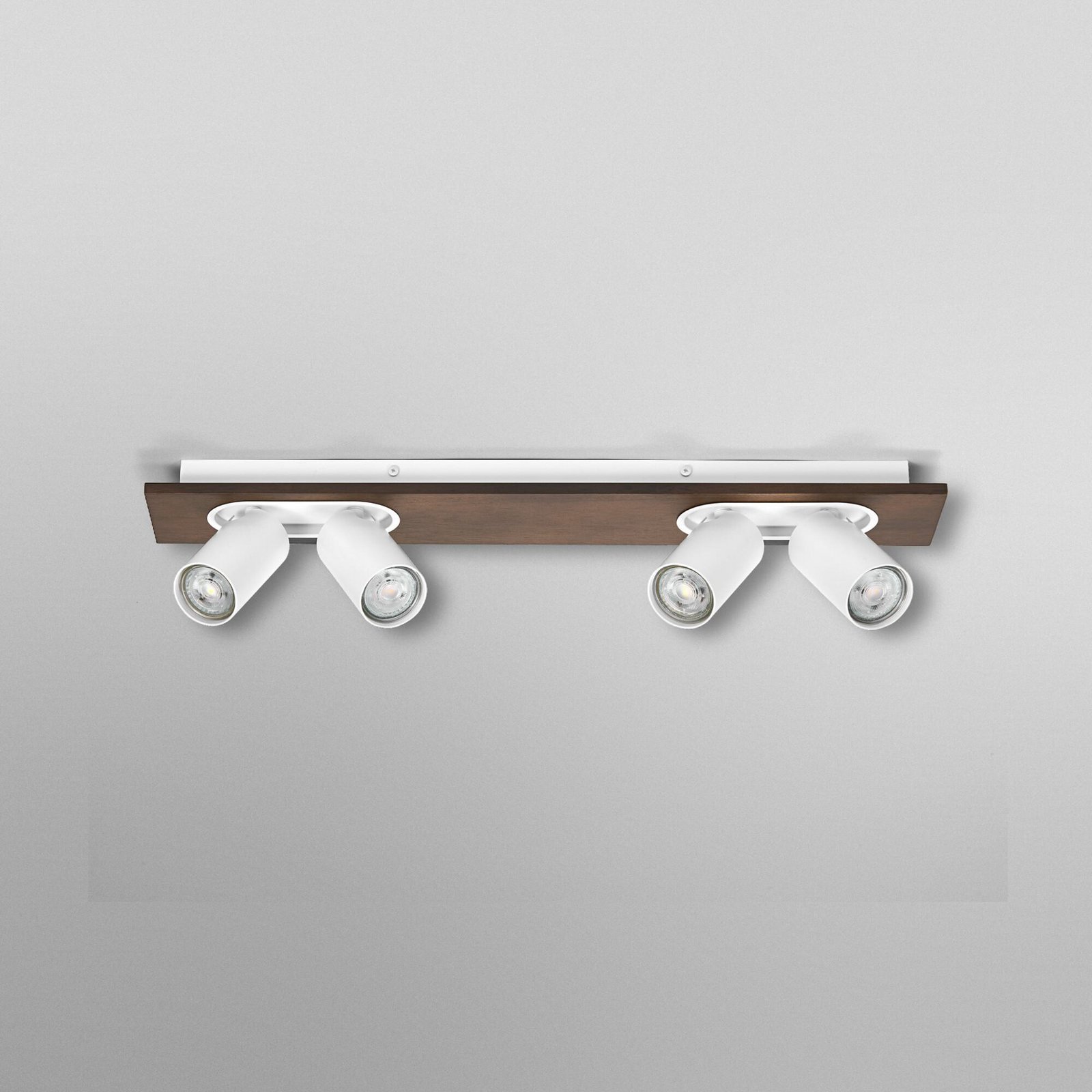 OSRAM Faretto da soffitto MERCURY, bianco, 4 faretto GU10-LED 927 dimmerabile
