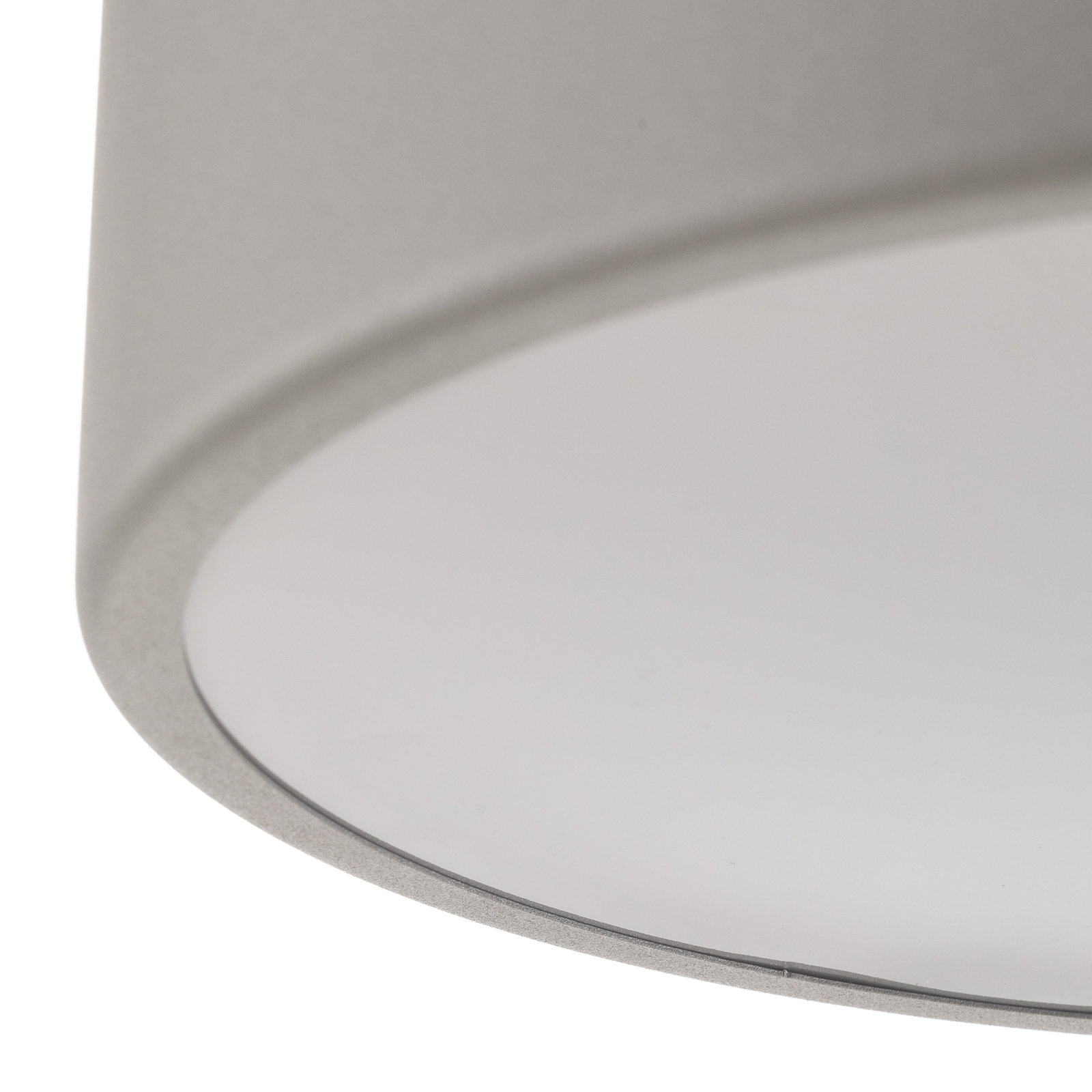 Plafondlamp Cleo 300, IP54, Ø 30 cm grijs