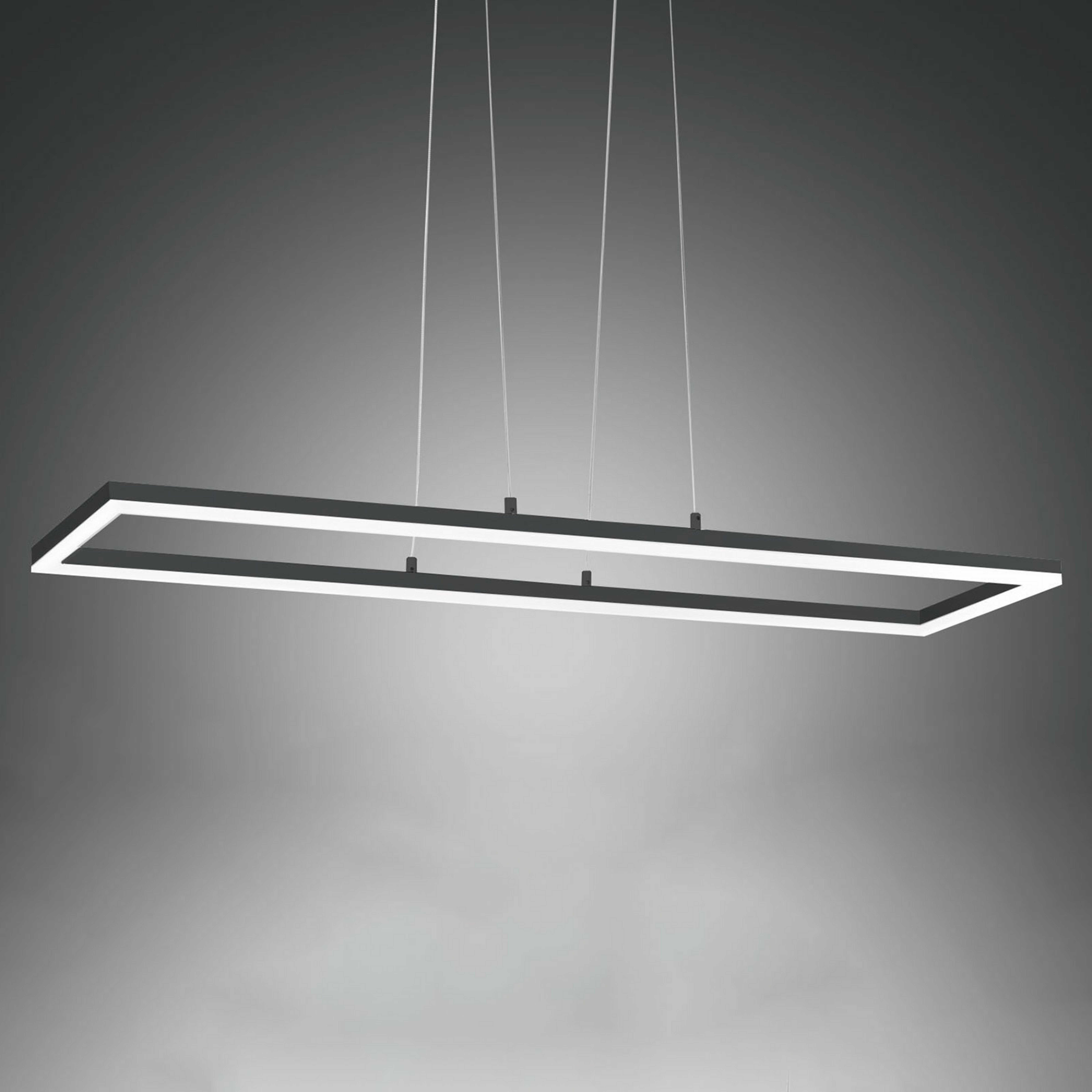 Suspension LED Bard, 92x32 cm, anthracite