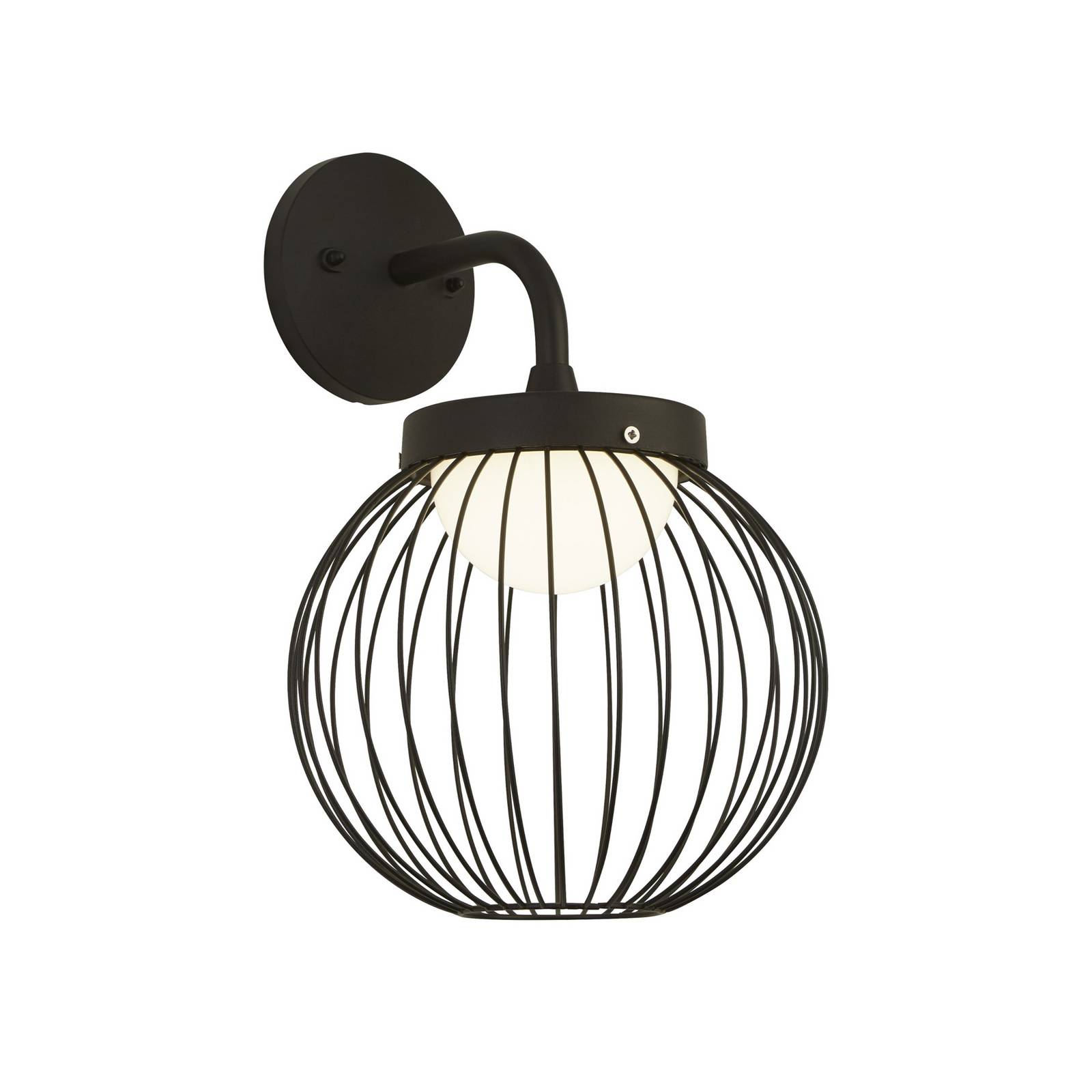 LED-Außenwandleuchte X Cabin, IP44, schwarz, Metall