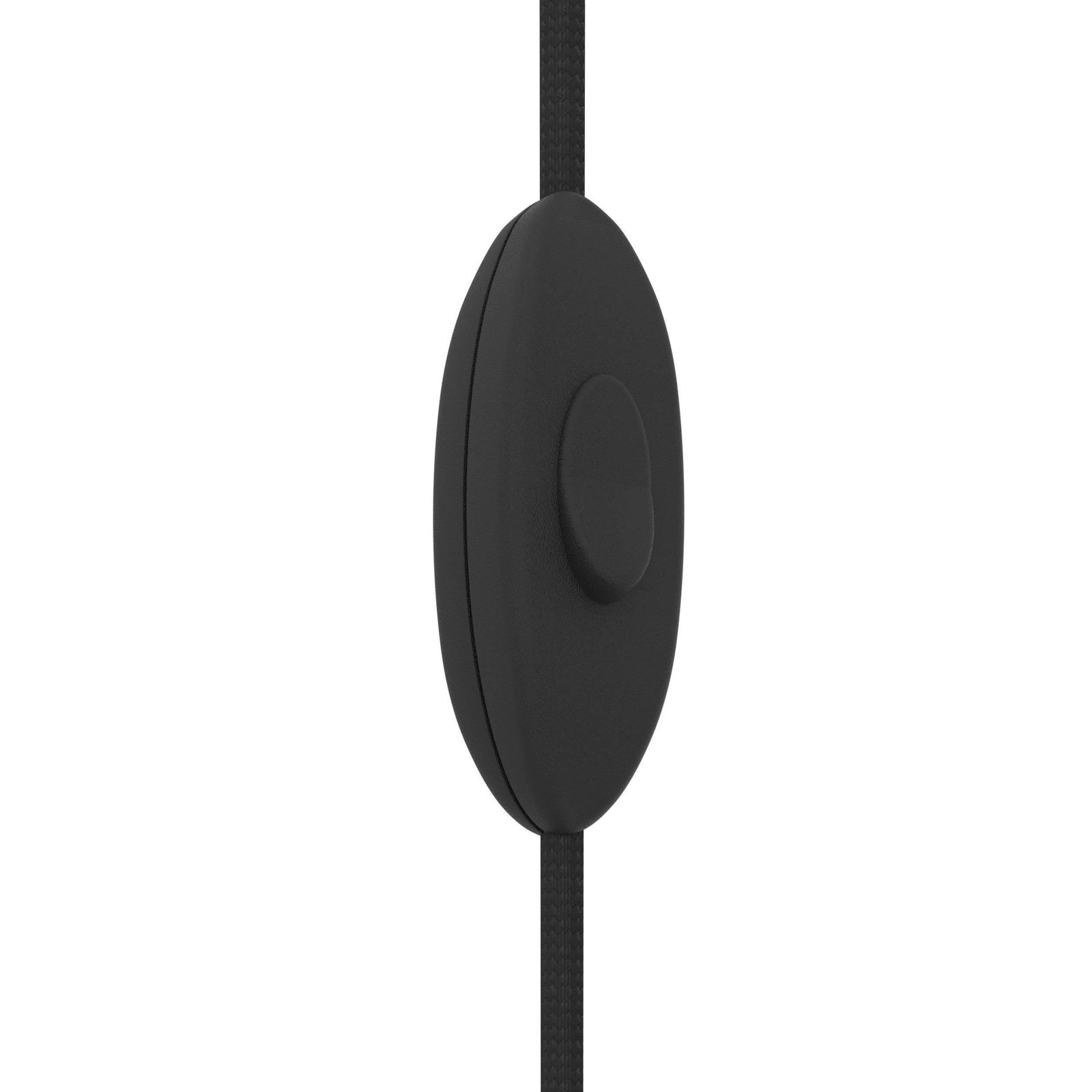 Hanglamp Pinetina, projectie 40 cm, zwart, stekker