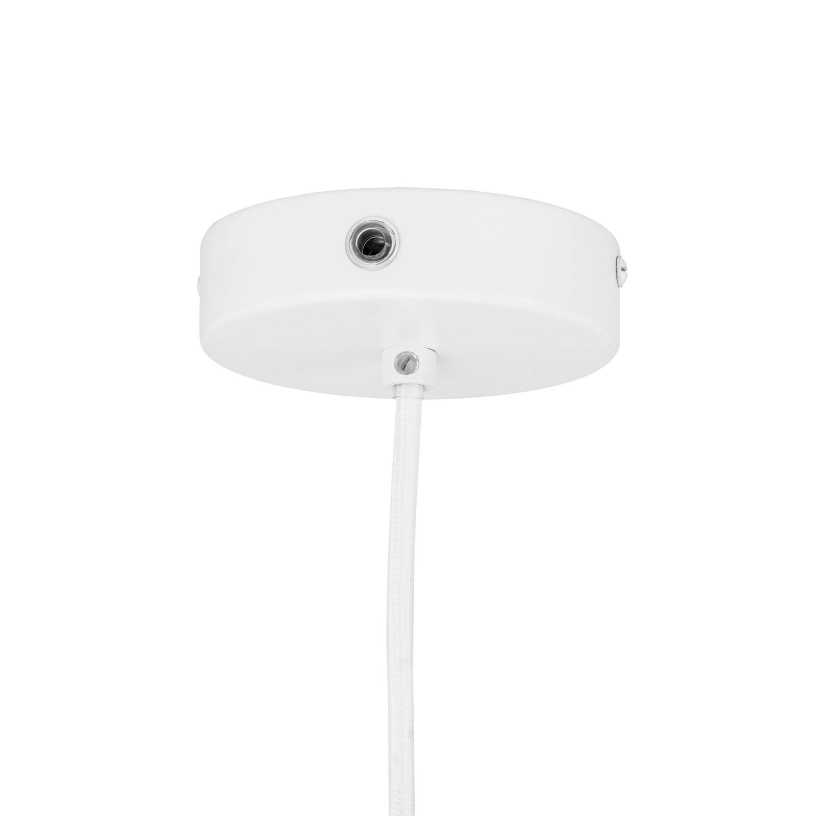 Lampa wisząca Dyberg Larsen DL44, biały, metal, Ø 45 cm