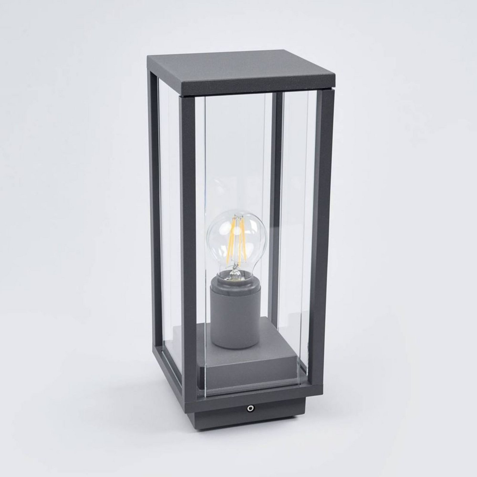 Annalea Lampă de Grădină de Exterior H35 Dark Grey/Clear - Lucande