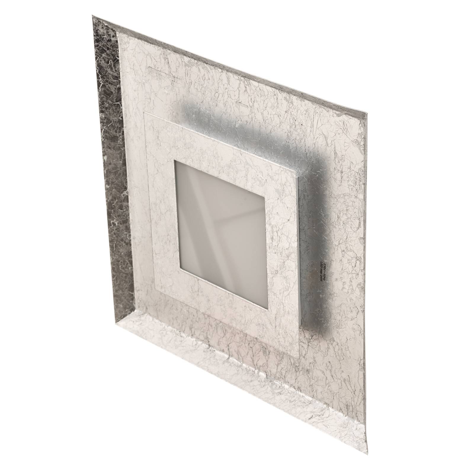 Kinkiet LED Window, 39x39, srebrny