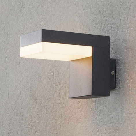 LED-Außenwandlampe Dionys in Dunkelgrau