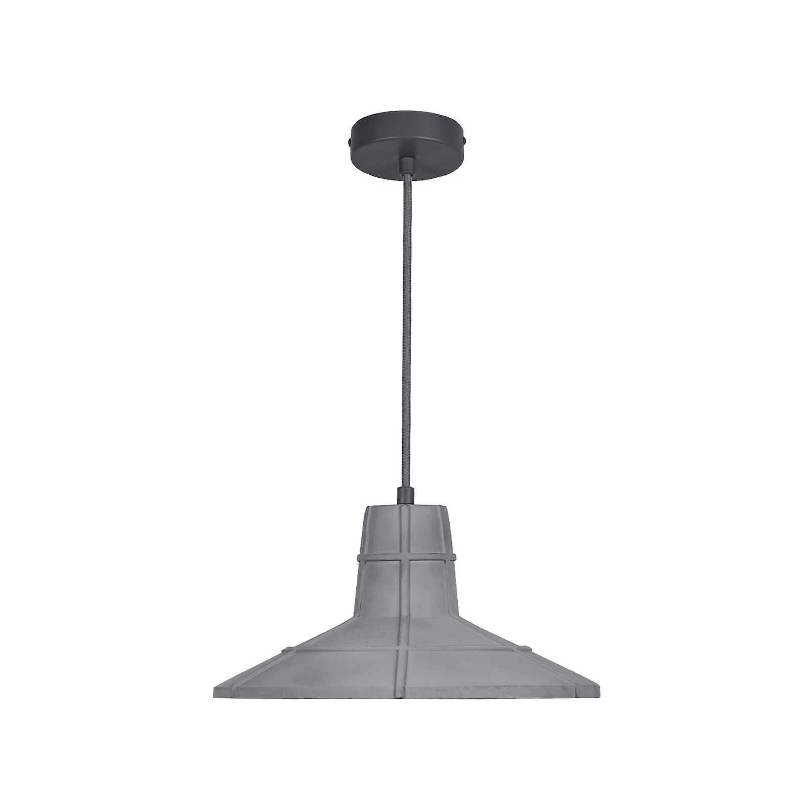 OSRAM hänglampa CONCRETE SALA, grå, Ø 32 cm, betong, E27